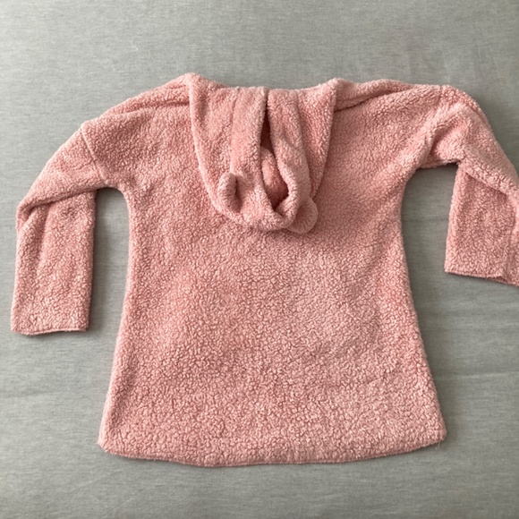 Teddy Soft Pink Hoodie with Teddy Ears. - Picture 5 of 9